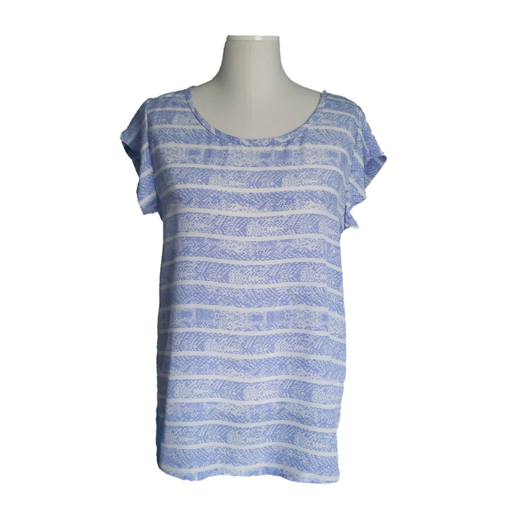 Joie Talaia Cap Sleeve Silk Blouse
